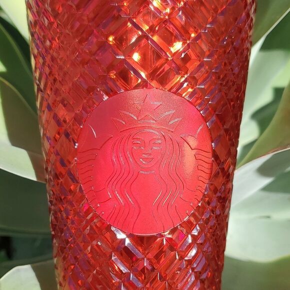 Starbucks Grande Red Jewel Jeweled Christmas Tumbler NWT - Picture 2 of 3